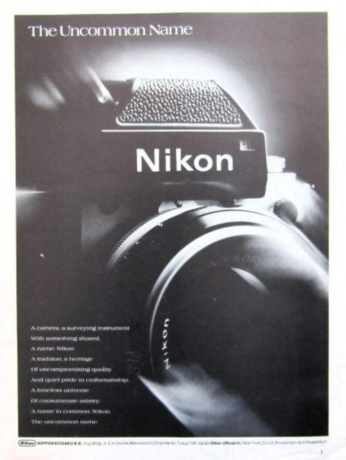 11 vintage advertenties reclames Nikon camera 67-83 foto, Verzamelen, Fotografica en Filmapparatuur, Fototoestel, Voor 1940, Verzenden