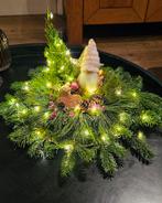 Kerststukje met gnoom (kerstkabouter) en verlichting, Ophalen, Nieuw