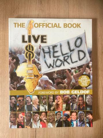 The Official Book Live 8 - Bob Geldof beschikbaar voor biedingen