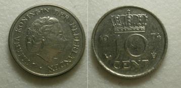 PD02586 Juliana 10 cent 1974 beschikbaar voor biedingen