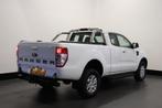 Ford Ranger 2.0 EcoBlue XLT 170PK 4X4 SuperCab EURO 6 - A/C, Stof, Gebruikt, 4 cilinders, Wit