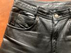 Klokgave Trapper Leren jeans mt 33 €40 incl verz post nl, Ophalen of Verzenden, Zo goed als nieuw, Zwart, W33 - W34 (confectie 48/50)