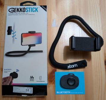  Flexibele Selfiestick  (Gekko) met Bluetooth bediening beschikbaar voor biedingen
