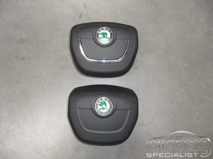 Stuur airbag Skoda Octavia, Yeti, SuberB Fabia, Roomster, Auto-onderdelen, Dashboard en Schakelaars, Skoda, Gebruikt, Ophalen of Verzenden