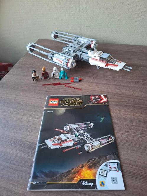 lego star wars 75249 resistance y-wing, Kinderen en Baby's, Speelgoed | Duplo en Lego, Zo goed als nieuw, Lego, Complete set, Ophalen of Verzenden