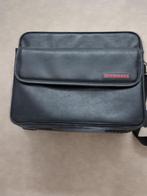 Accodata zwart leren schoudertas, Gebruikt, Zwart, Leer, Ophalen