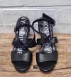 WON HUNDRED - Prachtige leren pumps maat 38 - Als nieuw, Kleding | Dames, Schoenen, Pumps, Zwart, Ophalen of Verzenden, Zo goed als nieuw