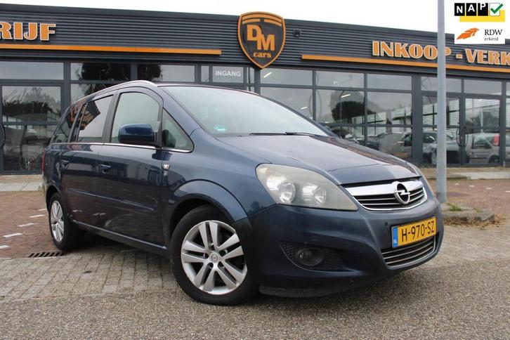 Opel Zafira 1.8 Cosmo | Airco | Stoelverwarming | Trekhaak |, Auto's, Opel, Bedrijf, Te koop, Zafira, ABS, Airbags, Airconditioning