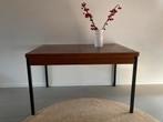Midcentury vintage eettafel Spectrum uitschuifbaar, Huis en Inrichting, Tafels | Eettafels, Ophalen, Gebruikt, Onbekend, 50 tot 100 cm