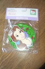 Disney Belle en het Beest Belle houten kersthanger 11cm, Ophalen of Verzenden, Assepoester of Belle, Nieuw, Beeldje of Figuurtje
