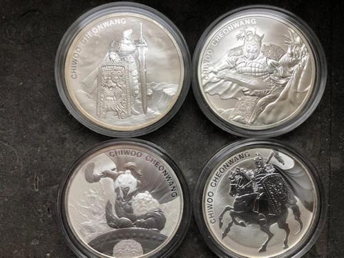 Chiwoo - uit te kiezen 57,5 euro/st - silver, Postzegels en Munten, Edelmetalen en Baren, Zilver, Ophalen of Verzenden