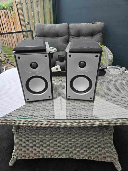 Mordaunt-Short MS 902 boekenplank luidsprekers, Audio, Tv en Foto, Luidsprekers, Gebruikt, Front, Rear of Stereo speakers, 60 tot 120 watt
