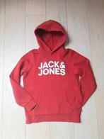 Jack & Jones rode hoody / sweater maat 164, Trui of Vest, Ophalen of Verzenden, Zo goed als nieuw, Jongen