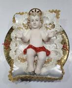 Vintage porseleinen beeld van baby jezus. Geheel porselein, Antiek en Kunst, Ophalen of Verzenden