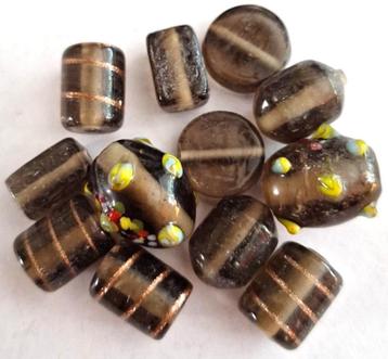 Lampwork mix glas kralen 13-20 mm beschikbaar voor biedingen