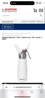 Slagroomapparaat kitchen line, Nieuw, Verzenden