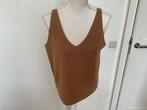 Gilet top xl goudglitters, Bruin, Maat 46/48 (XL) of groter, Ophalen of Verzenden, Zo goed als nieuw