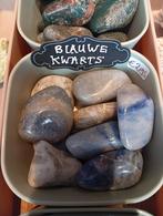 Blauwe kwarts gepolijst, Ophalen of Verzenden, Zo goed als nieuw