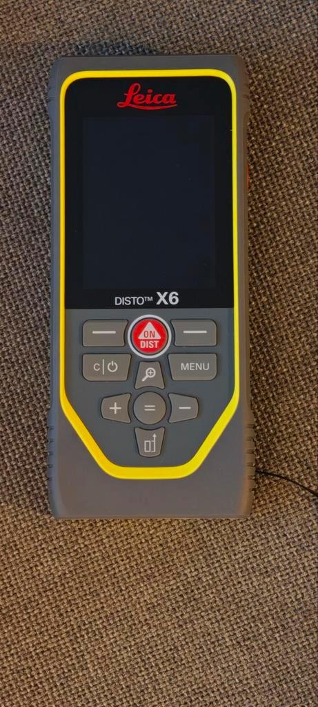 Leica Disto X6 met complete accessoireset, Doe-het-zelf en Verbouw, Meetapparatuur, Zo goed als nieuw, Afstand, Ophalen of Verzenden