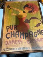 Pur Champagne – Elegantie in Franse Art Deco-stijl, Ophalen, Met lijst, Deurposter of groter, Reclame