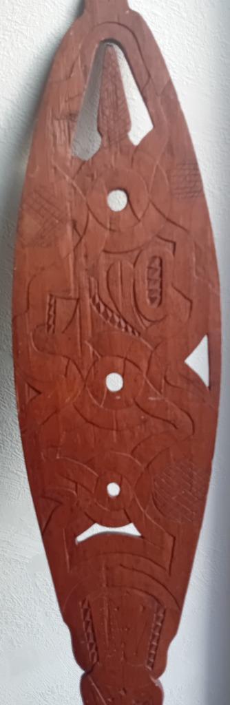 peddel, speer en hakmes uit Suriname, Antiek en Kunst, Kunst | Niet-Westerse kunst, Ophalen of Verzenden