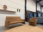 Als nieuw Leolux Felizia Bank 2,5 zits Alcatara Design Stoel, Huis en Inrichting, Leolux, Tweepersoons, 75 tot 100 cm, Ophalen of Verzenden