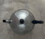 THEEPOT dubbelwandig Bredemeijer staal+blauw, Ophalen of Verzenden, Gebruikt, Overige typen