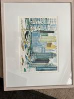 Guus van Eck - San Francisco - gouache druk- Ingelijst, Antiek en Kunst, Ophalen