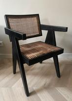 Pierre Jeanneret Office Chair, Huis en Inrichting, Stoelen, Ophalen, Gebruikt, Zwart, Riet of Rotan