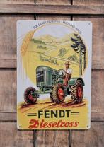 Fendt Dieselross tractor reclamebord van metaal wandbord, Verzamelen, Reclamebord, Info@deconoord.nl, Deco Noord, Nieuw