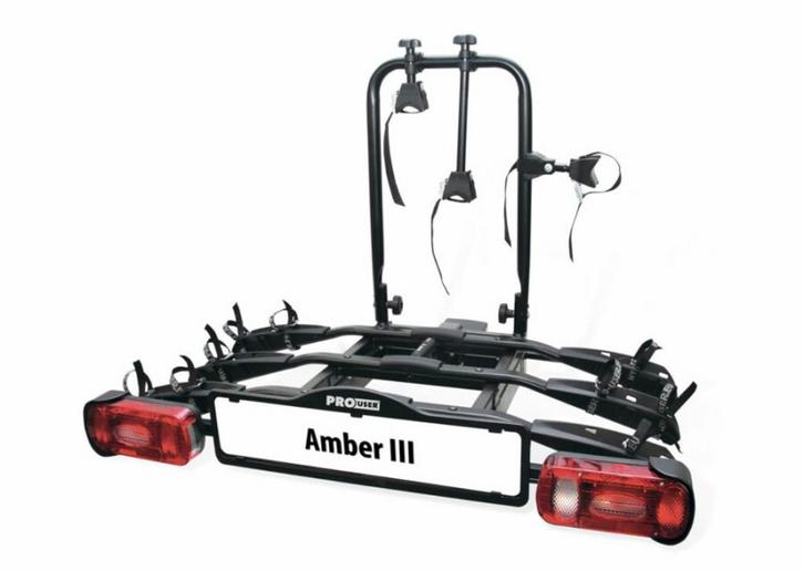 Tehuur: Fietsendrager, Pro User Amber III (3 fietsen), Auto diversen, Fietsendragers, Zo goed als nieuw, Trekhaakdrager, Ophalen