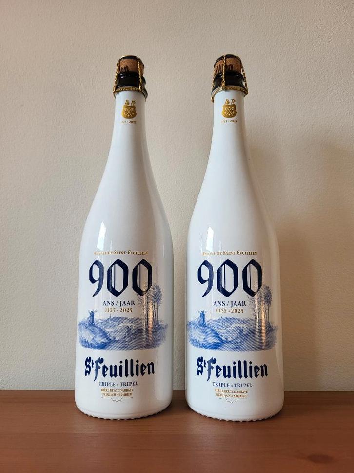 St-Feuillien - 900 jaar Abbaye du Roeulx - Limited Edition, Verzamelen, Biermerken, Nieuw, Flesje(s), Overige merken, Ophalen of Verzenden