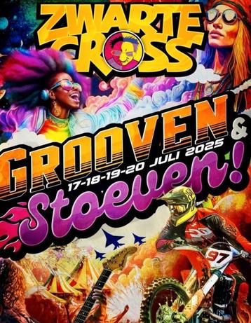 Zwarte cross 17 juli 1 volwassen 2 jeugd tickets  beschikbaar voor biedingen