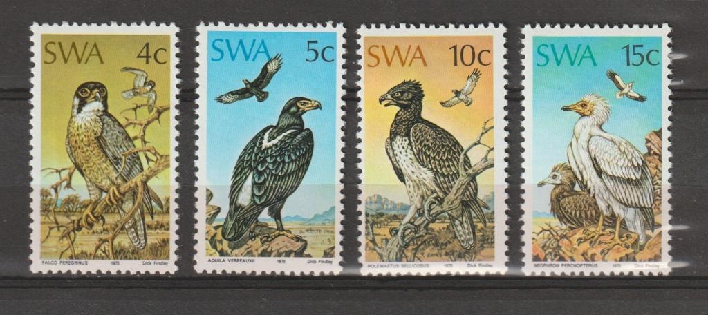 TSS Kavel 830026 SWA Namibië pf minr 402-405 vogels, Ophalen, Overige landen, Postfris