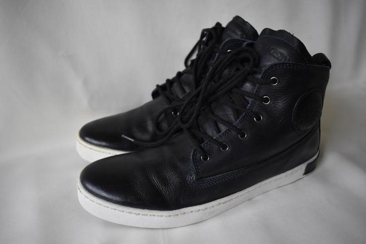 BLACKSTONE maat 43 zwart leder ZGAN, Kleding | Heren, Schoenen, Zo goed als nieuw, Zwart, Ophalen of Verzenden