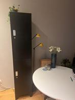 Zwarte locker kast, Huis en Inrichting, Kasten | Lockerkasten, Ophalen, Gebruikt, Stoer