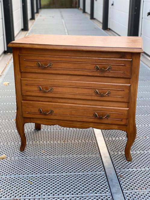 Vintage Frans Ladenkastje, Huis en Inrichting, Kasten | Ladekasten, Gebruikt, Minder dan 100 cm, 50 tot 100 cm, 25 tot 50 cm, 3 of 4 laden