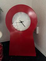 Vintage IKEA PS 1995 Klok - Rode Tafelklok, Ophalen of Verzenden, Gebruikt, Analoog, Wekker of Tafelklok