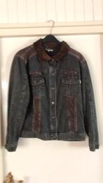 Carbone zgan Spijkerjas Zwart maat 44, Zwart, Maat 42/44 (L), Ophalen of Verzenden, Zo goed als nieuw