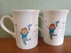 2 bekers Pluk van de Petteflet., Ophalen of Verzenden, Zo goed als nieuw, Overige stijlen, Kop(pen) en/of Schotel(s)