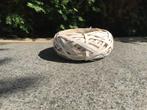 Siermand rond wit gevlochten rieten bloemenmand Ø 25 x 10 cm, Ophalen, Minder dan 30 cm, Rond, Zo goed als nieuw