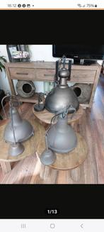 Set van 3 industriële lampen., Ophalen, Zo goed als nieuw, Minder dan 50 cm