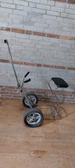 Leuke Golftrolley waarbij je ook kunt zitten opvouwbaar, Ophalen, Gebruikt, Golfkar, Overige merken