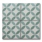 Portugese vloertegel 15x15 cm Alfa aqua blauw, Doe-het-zelf en Verbouw, Tegels, Ophalen, Keramiek, Nieuw, Minder dan 20 cm