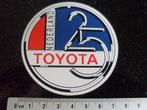 sticker toyota nederland 25 jaar logo, Verzenden, Zo goed als nieuw, Auto of Motor