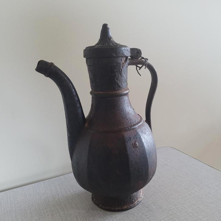 Antieke Russische kan, Antiek en Kunst, Antiek | Tin, Ophalen of Verzenden