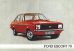 Folder Ford Escort 1979, Boeken, Auto's | Folders en Tijdschriften, Gelezen, Ford, Verzenden