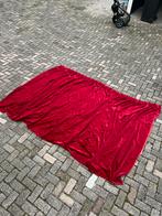 Theater gordijnen 2x 270 x 205 cm rood velours, Minder dan 100 cm, Ophalen of Verzenden, Zo goed als nieuw, Rood