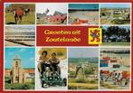 K58 Gelopen ansichtkaart groeten uit Zoutelande, Verzamelen, Ansichtkaarten | Nederland, Ophalen of Verzenden, 1980 tot heden