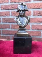 mooie kleine buste van Napoleon, brons en marmer, Antiek en Kunst, Kunst | Beelden en Houtsnijwerken, Ophalen of Verzenden